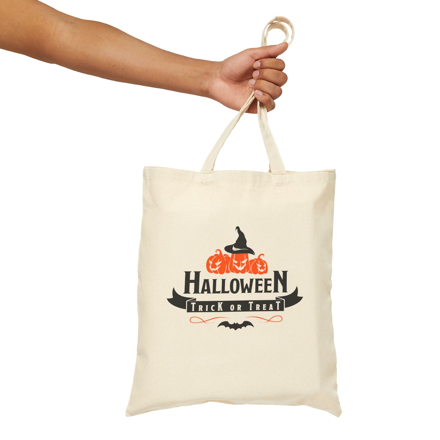 Halloween 'Pumpkin trick or treat' tote bag