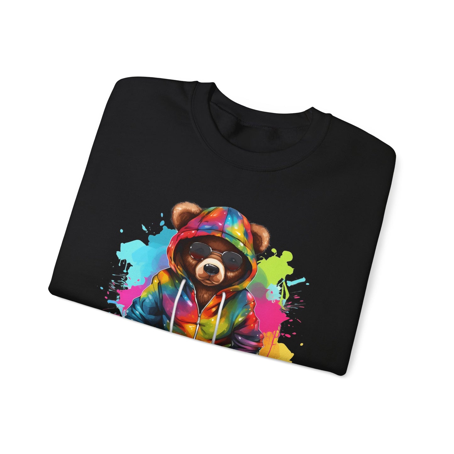 Unisex - Sweatshirt colourful teddybear