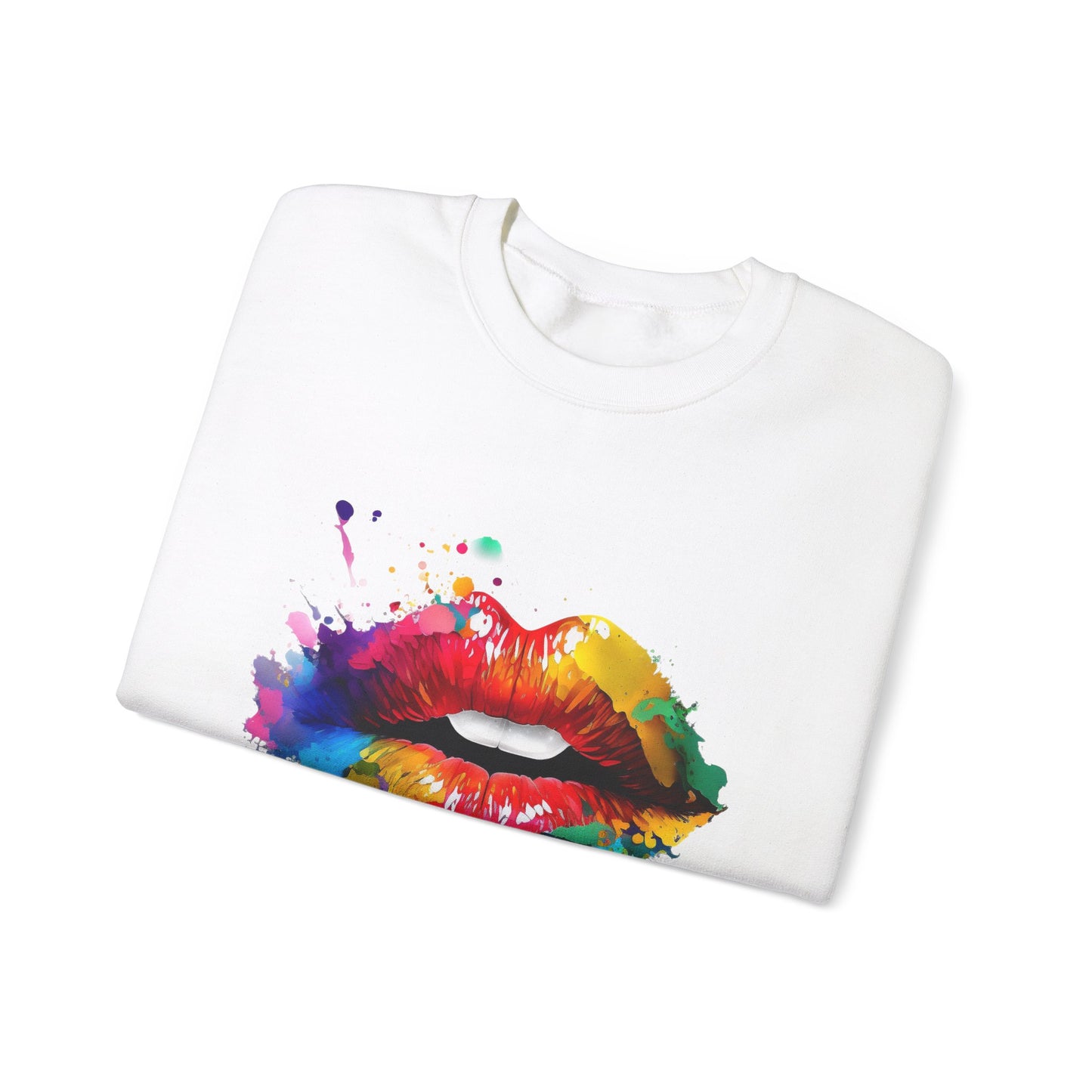 Unisex - Colourful lip Sweatshirt