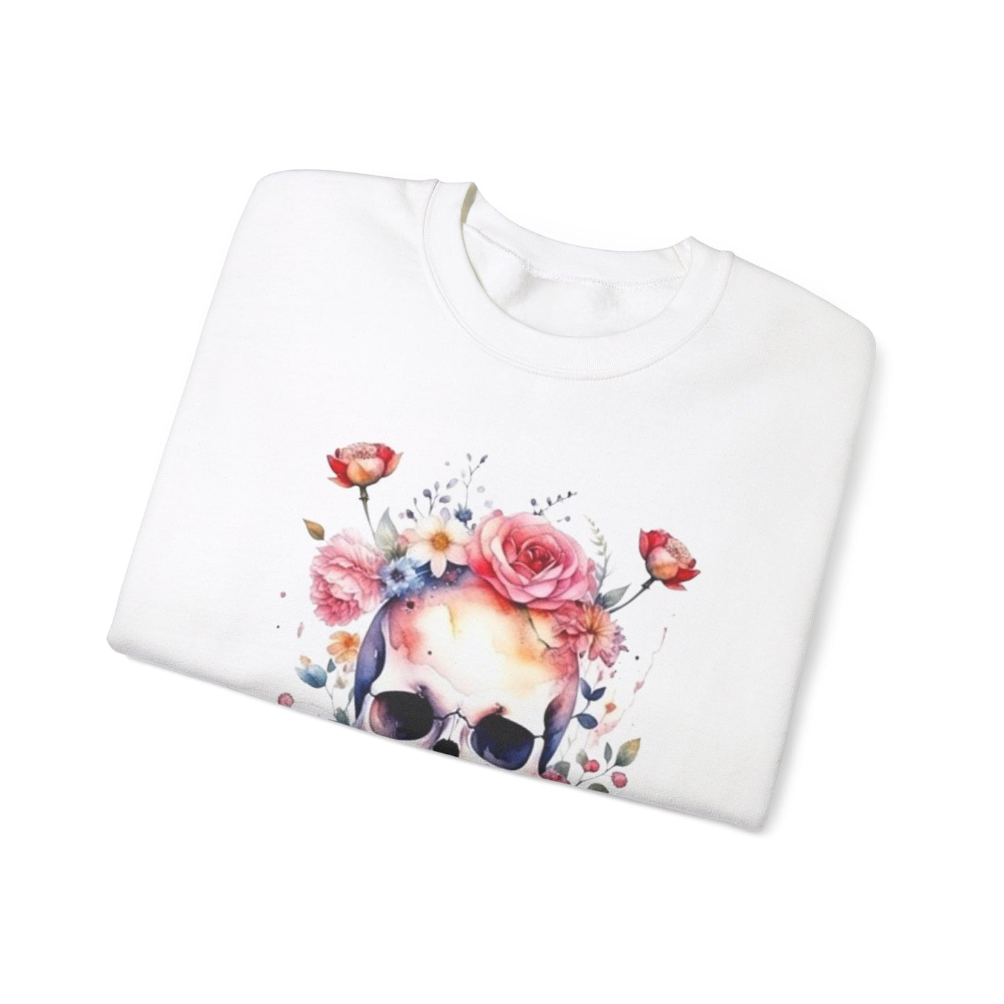 Unisexe - Sweat-shirt Crâne avec Fleurs