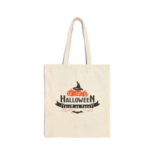 Halloween 'Pumpkin trick or treat' tote bag