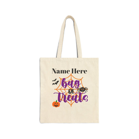 Custom 'Bag of Treats' tote bag