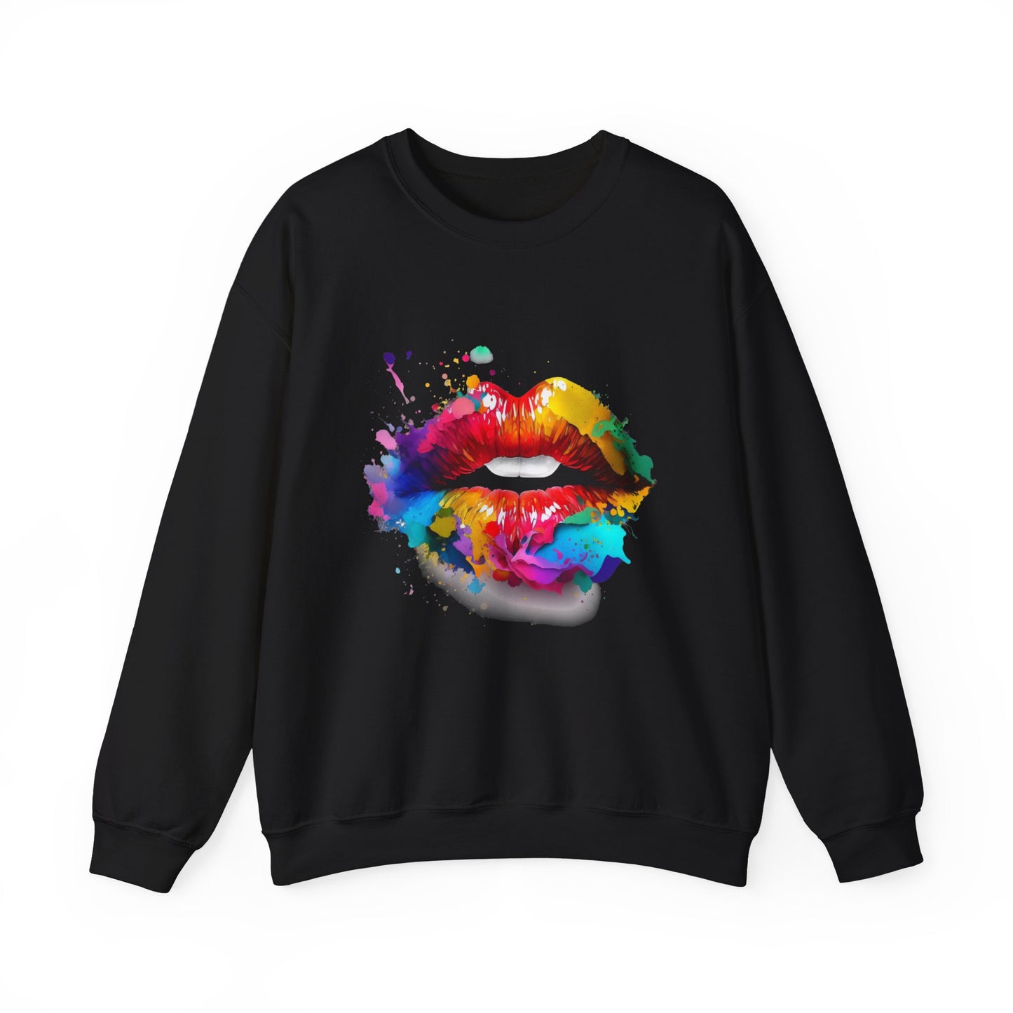 Unisex - Colourful lip Sweatshirt