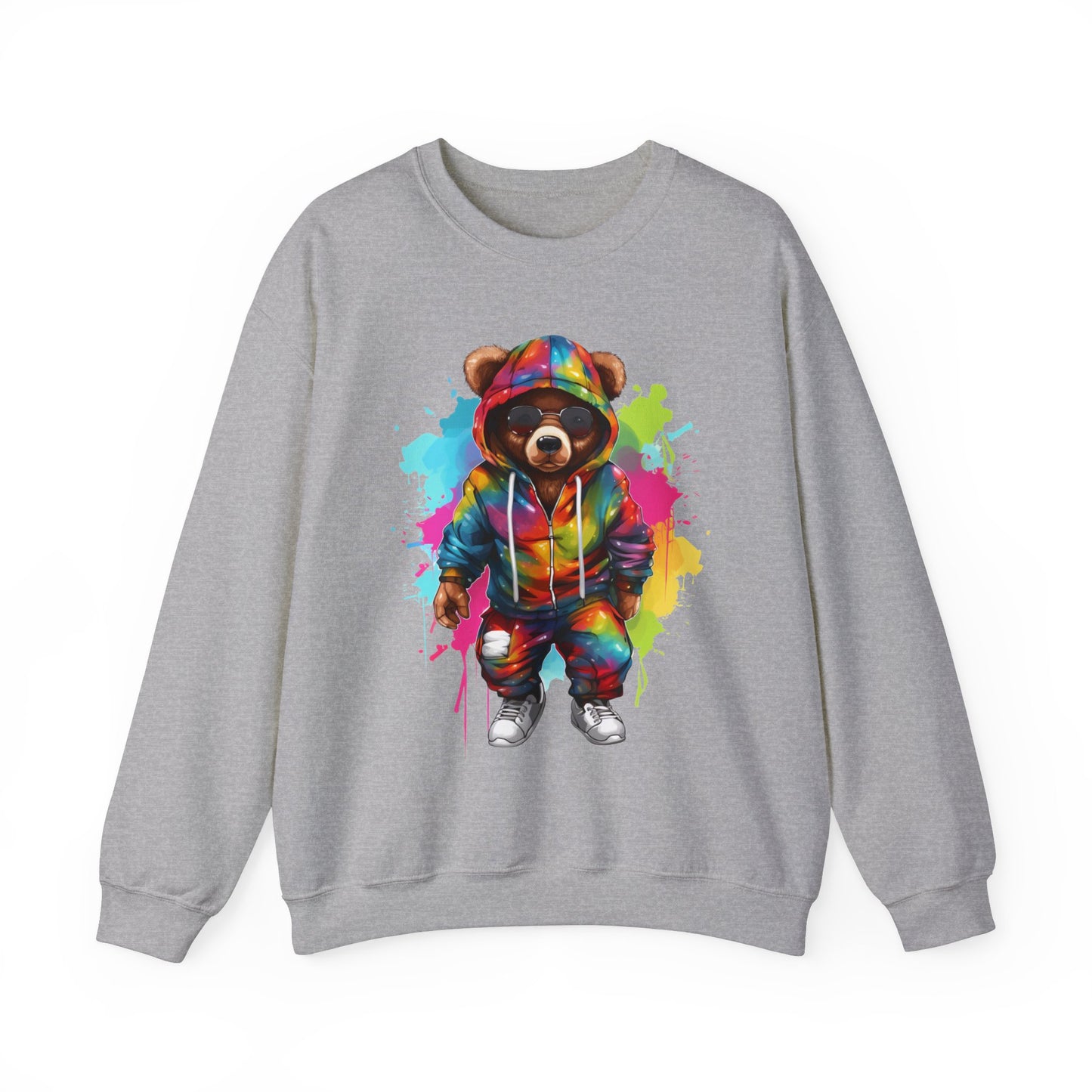 Unisex - Sweatshirt colourful teddybear