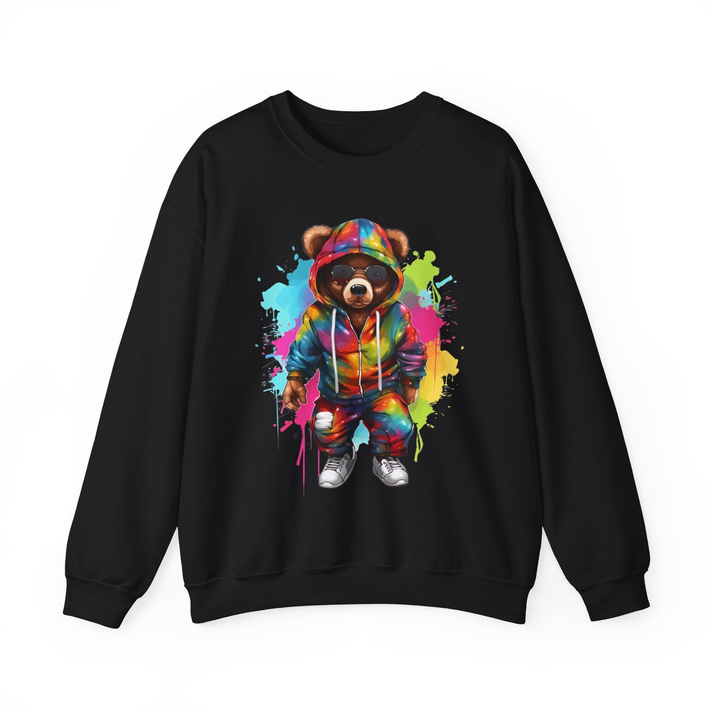 Unisex - Sweatshirt colourful teddybear