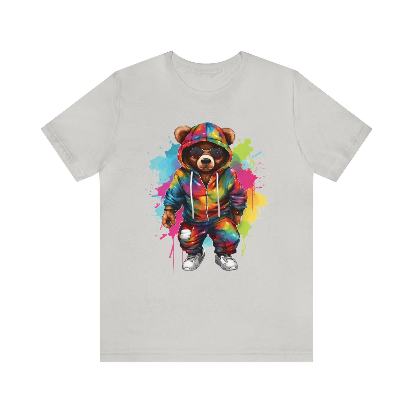 Unisex - Short-Sleeved t-shirt Colourful Teddybear