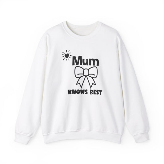 Sweat-shirt « Maman sait ce qu'il y a de mieux » pour la fête des mères