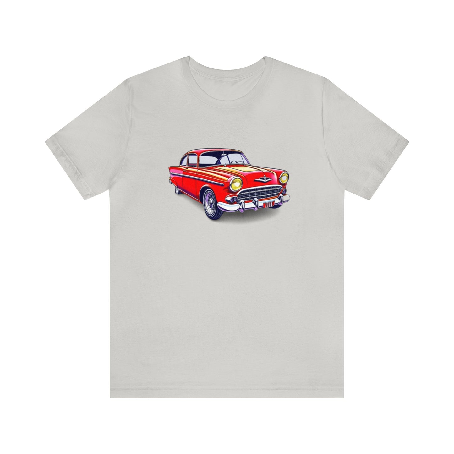 Unisexe - T-shirt voiture rouge