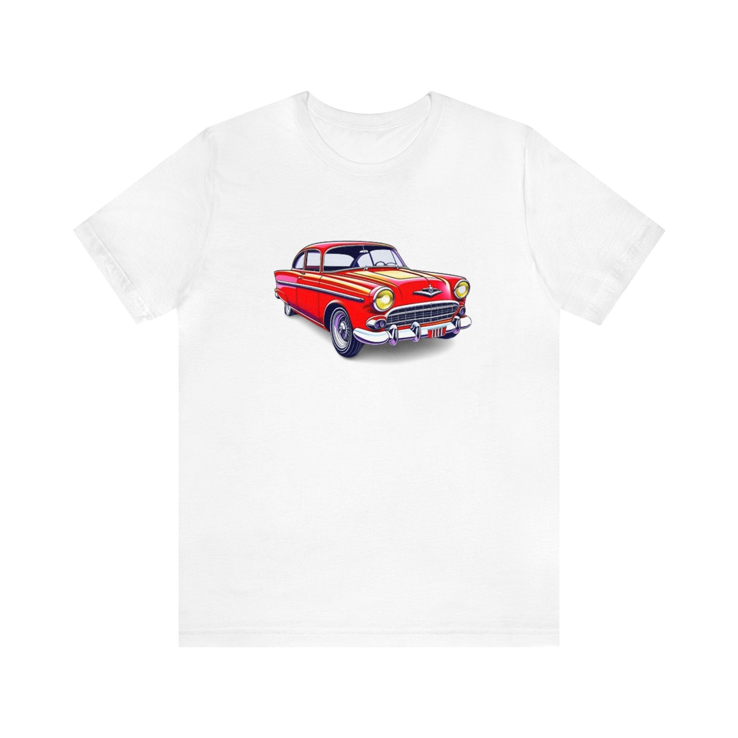 Unisexe - T-shirt voiture rouge