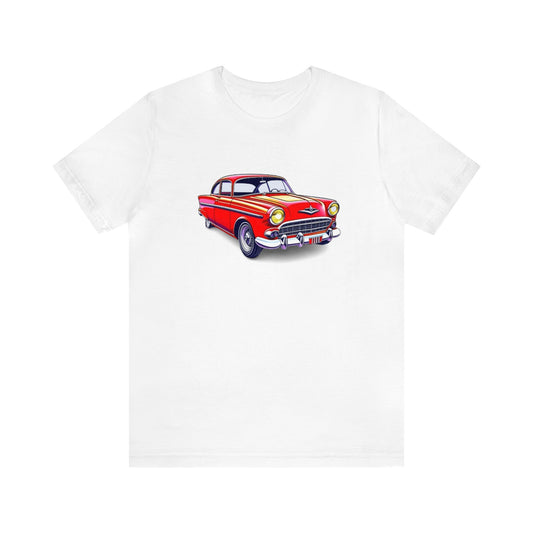 Unisexe - T-shirt voiture rouge