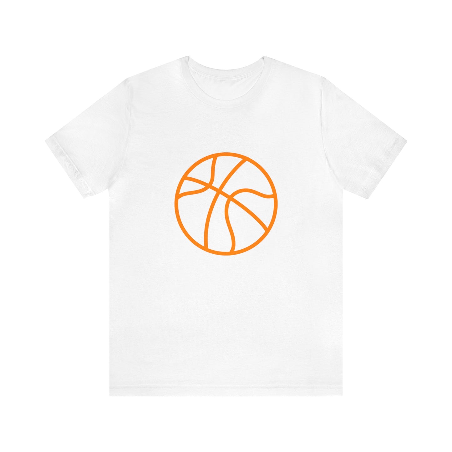 Unisex - Orange Basketball T-Shirt