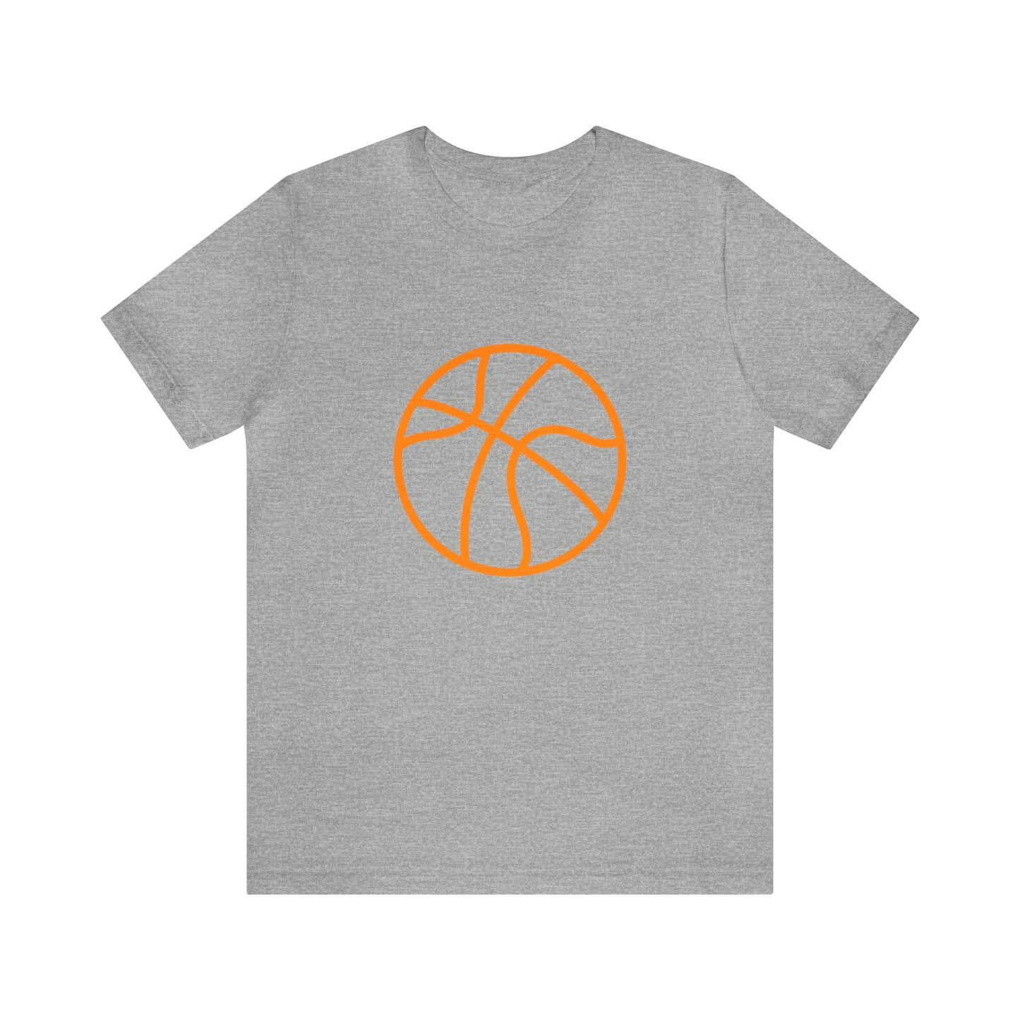 Unisex - Orange Basketball T-Shirt