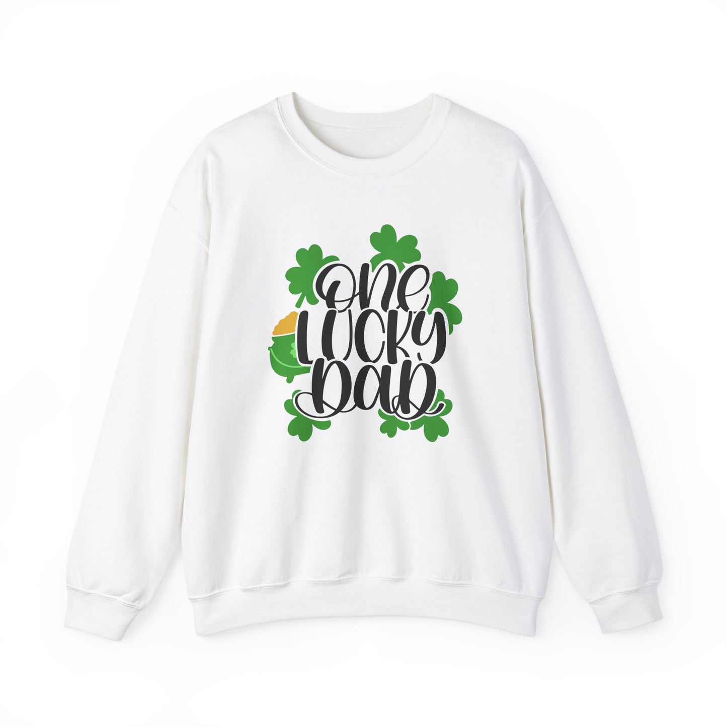 Unisex - 'One Lucky Dad' St Patrick's Day Sweatshirt