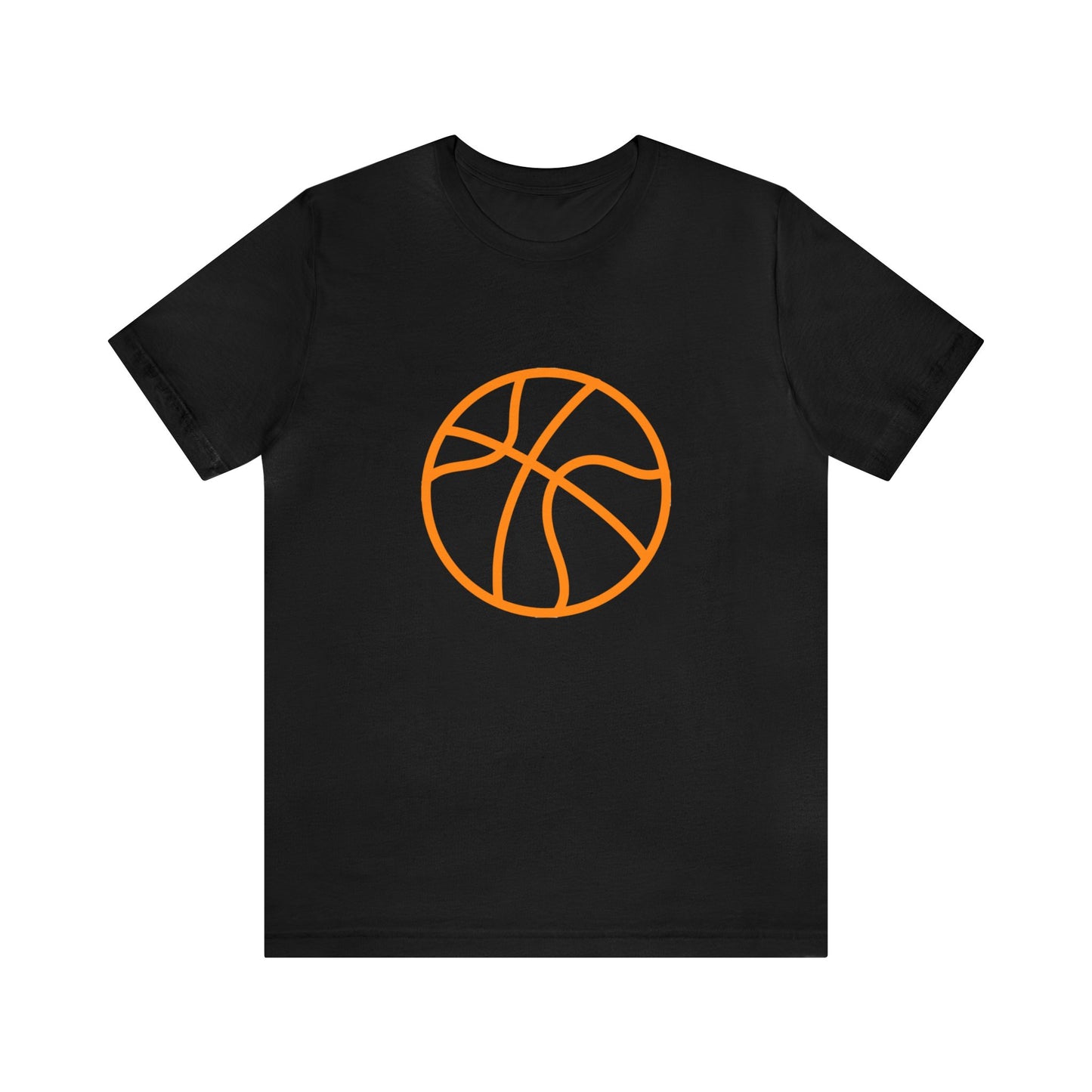 Unisex - Orange Basketball T-Shirt