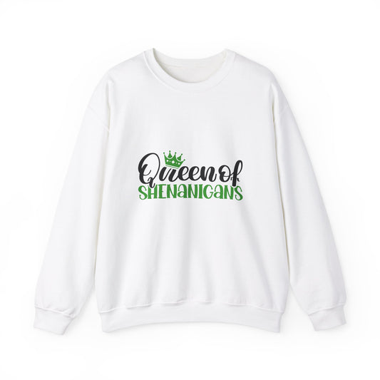 Unisex 'Queen of shenanigans' St Patrick's Day Sweatshirt