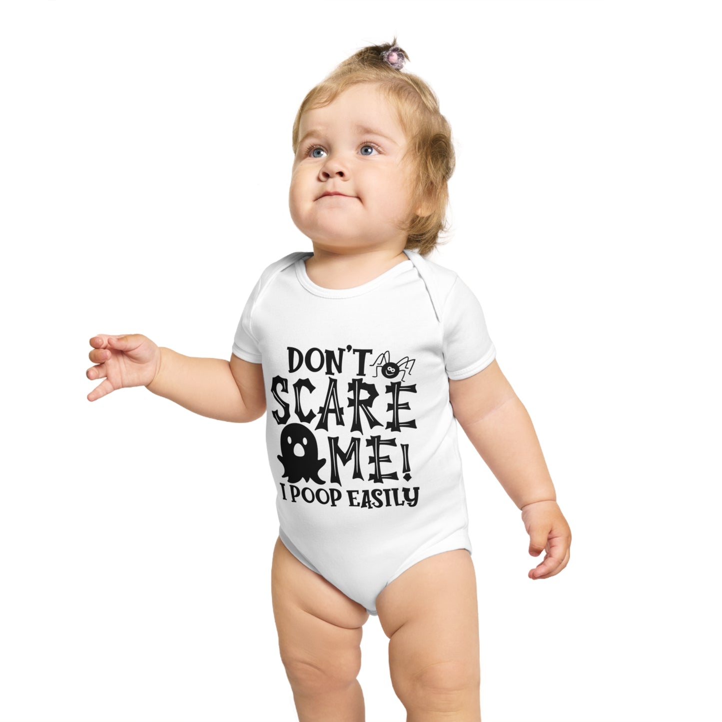 'Don't Scare me' Halloween  Baby Bodysuit