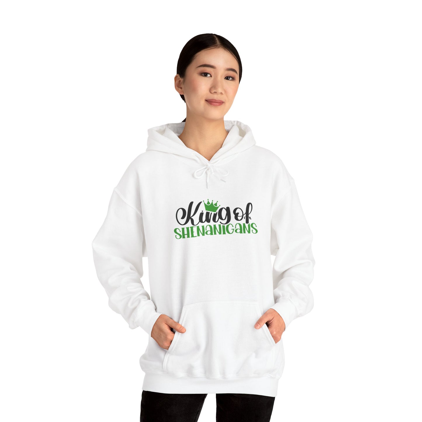 Unisex - 'King of shenanigans' St Patrick's Day Hoodie