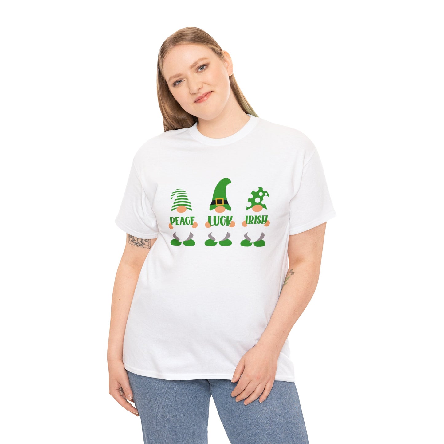 Unisex - 'Peace - Luck - Irish' St Patrick's Day T-Shirt