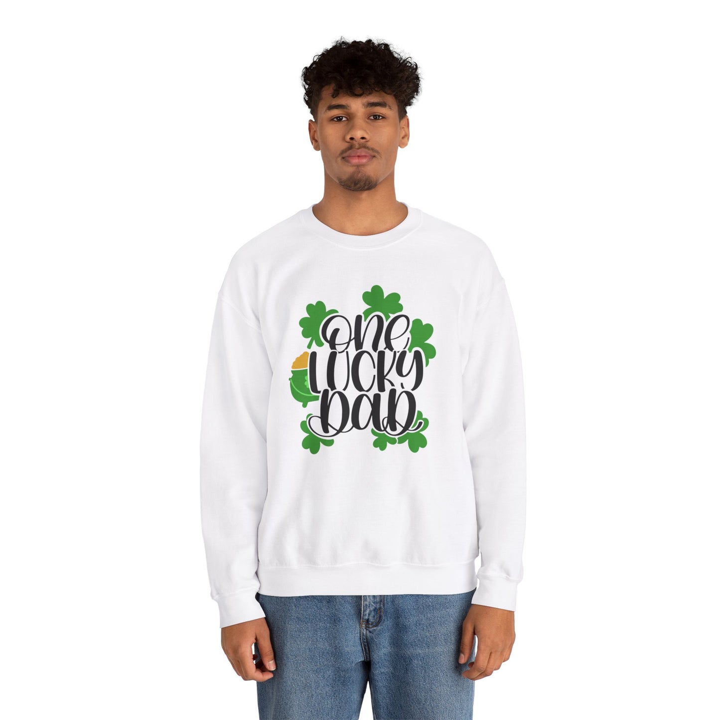 Unisex - 'One Lucky Dad' St Patrick's Day Sweatshirt