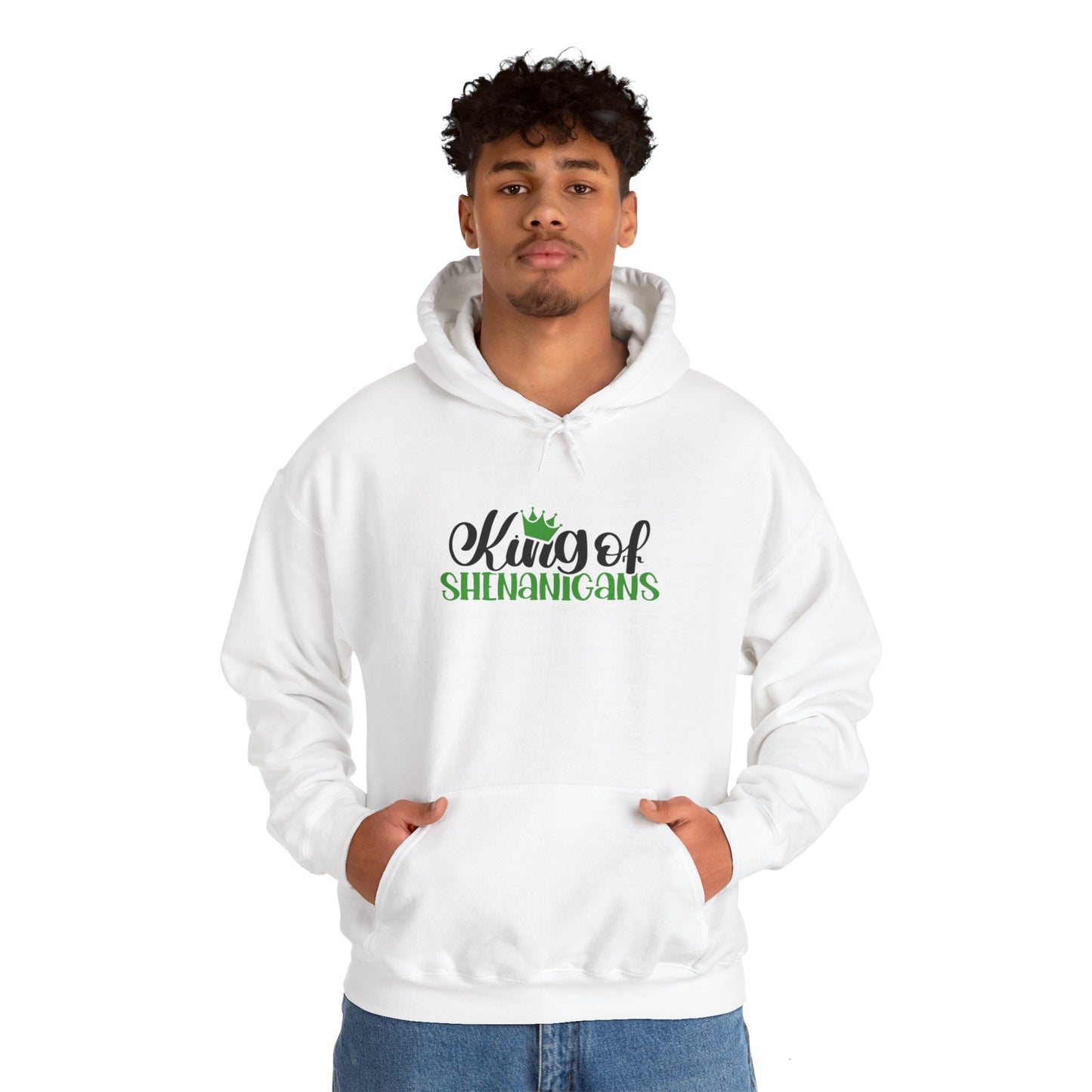 Unisex - 'King of shenanigans' St Patrick's Day Hoodie