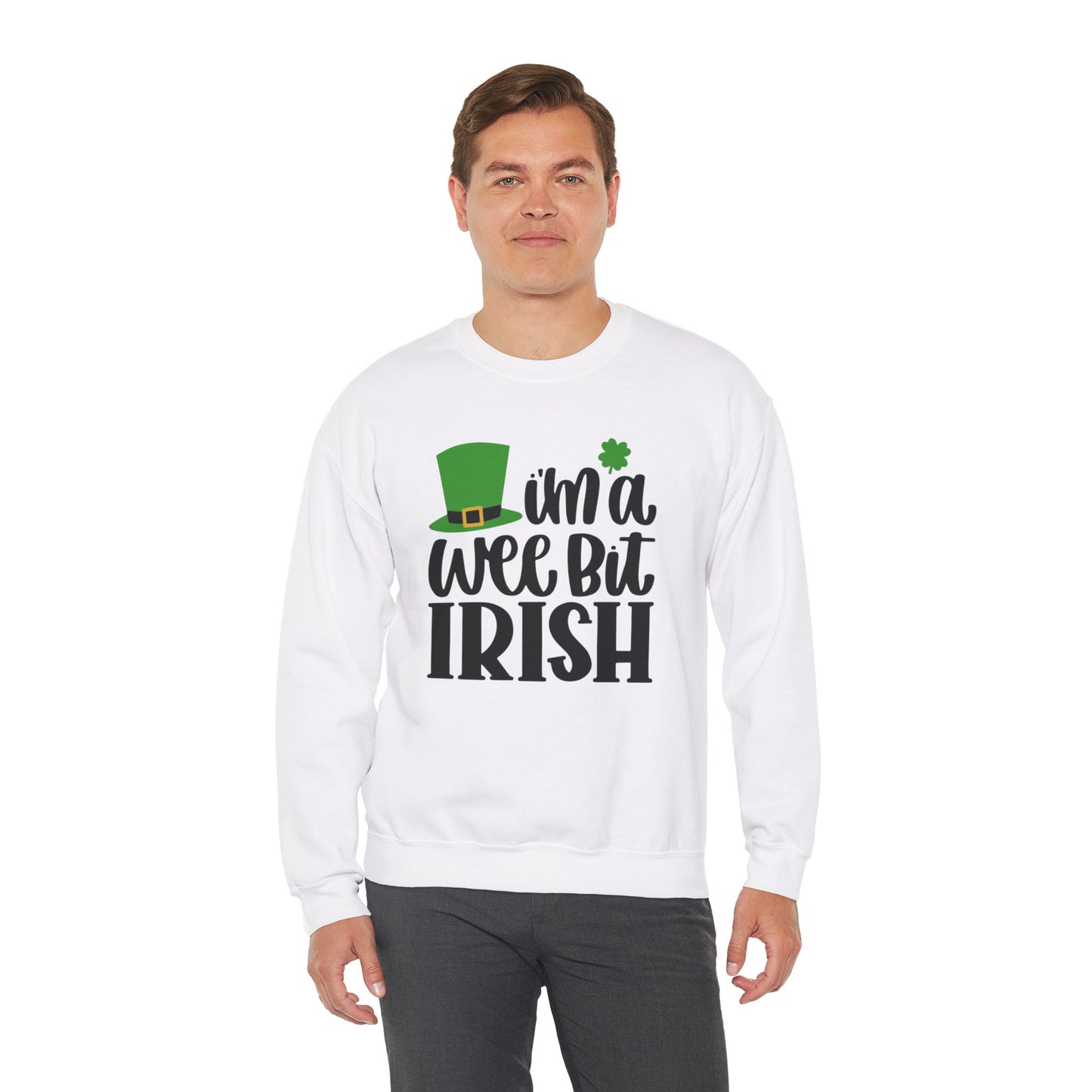 Unisex - "Wee bit Irish' St Patrick's Day Sweatshirt