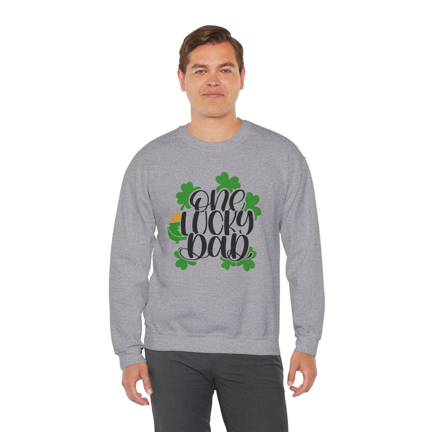 Unisex - 'One Lucky Dad' St Patrick's Day Sweatshirt