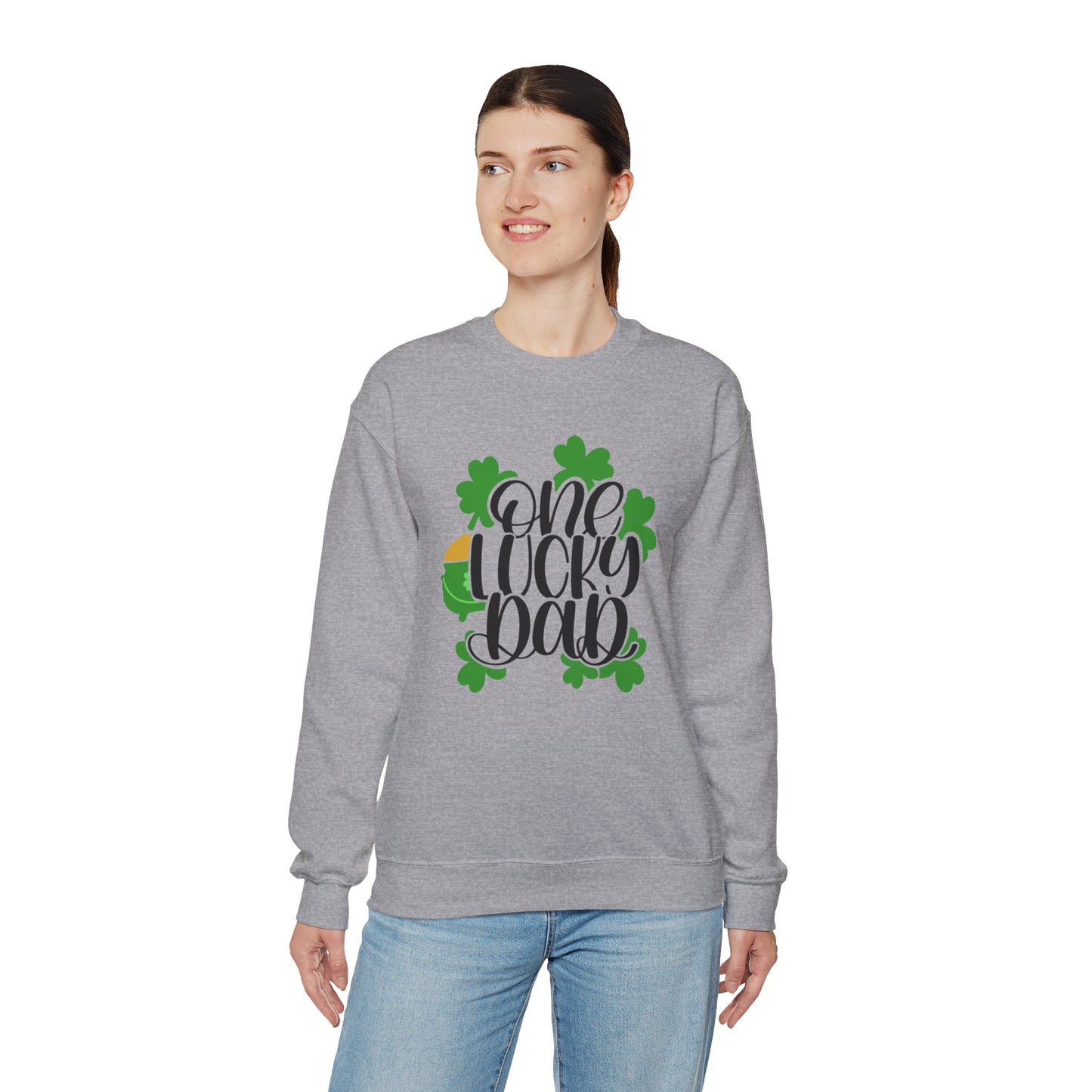 Unisex - 'One Lucky Dad' St Patrick's Day Sweatshirt