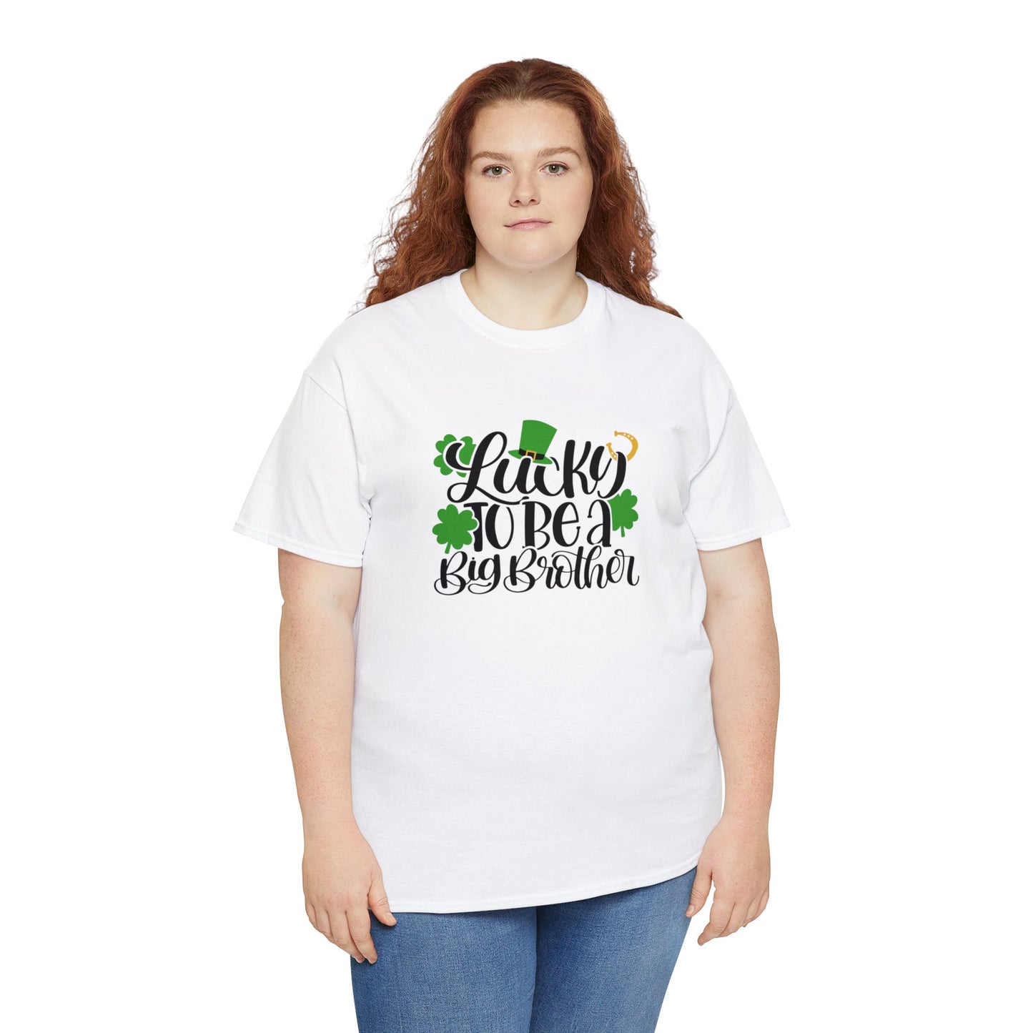 'Lucky to be a big brother' St Patrick's Day T-Shirt