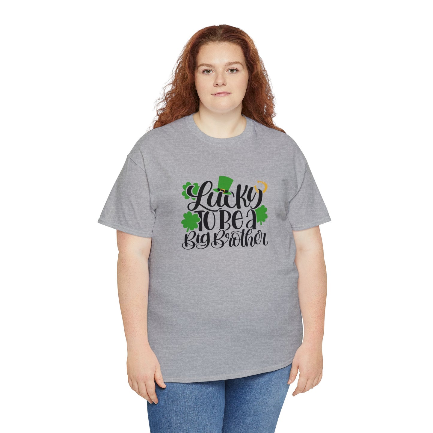 'Lucky to be a big brother' St Patrick's Day T-Shirt