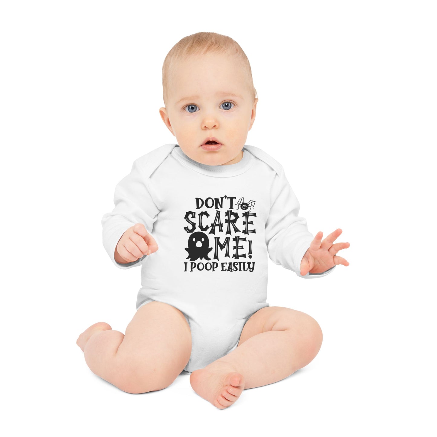 'Don't Scare me' Halloween  Baby Bodysuit