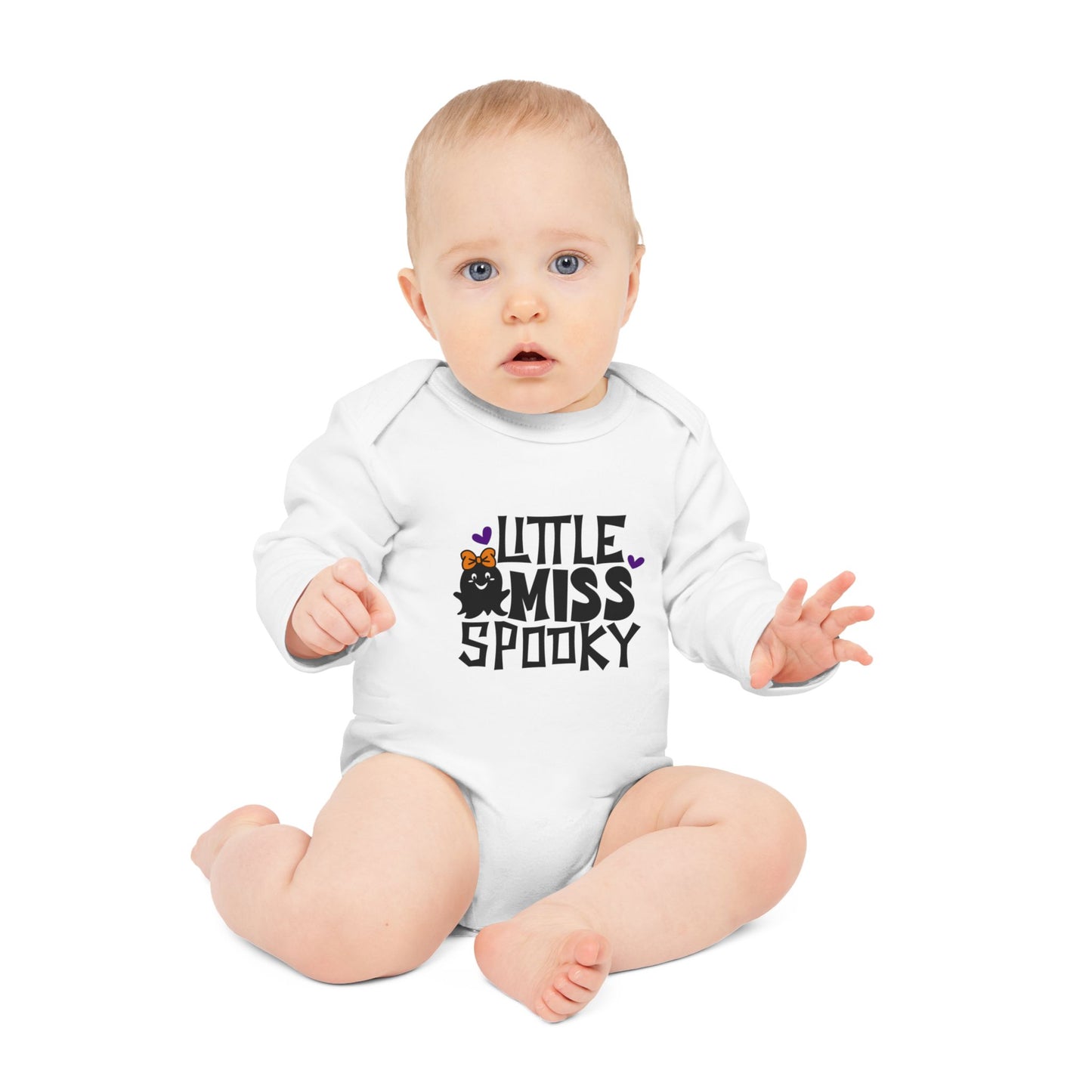 'Little Miss Spooky' Halloween Baby Bodysuit