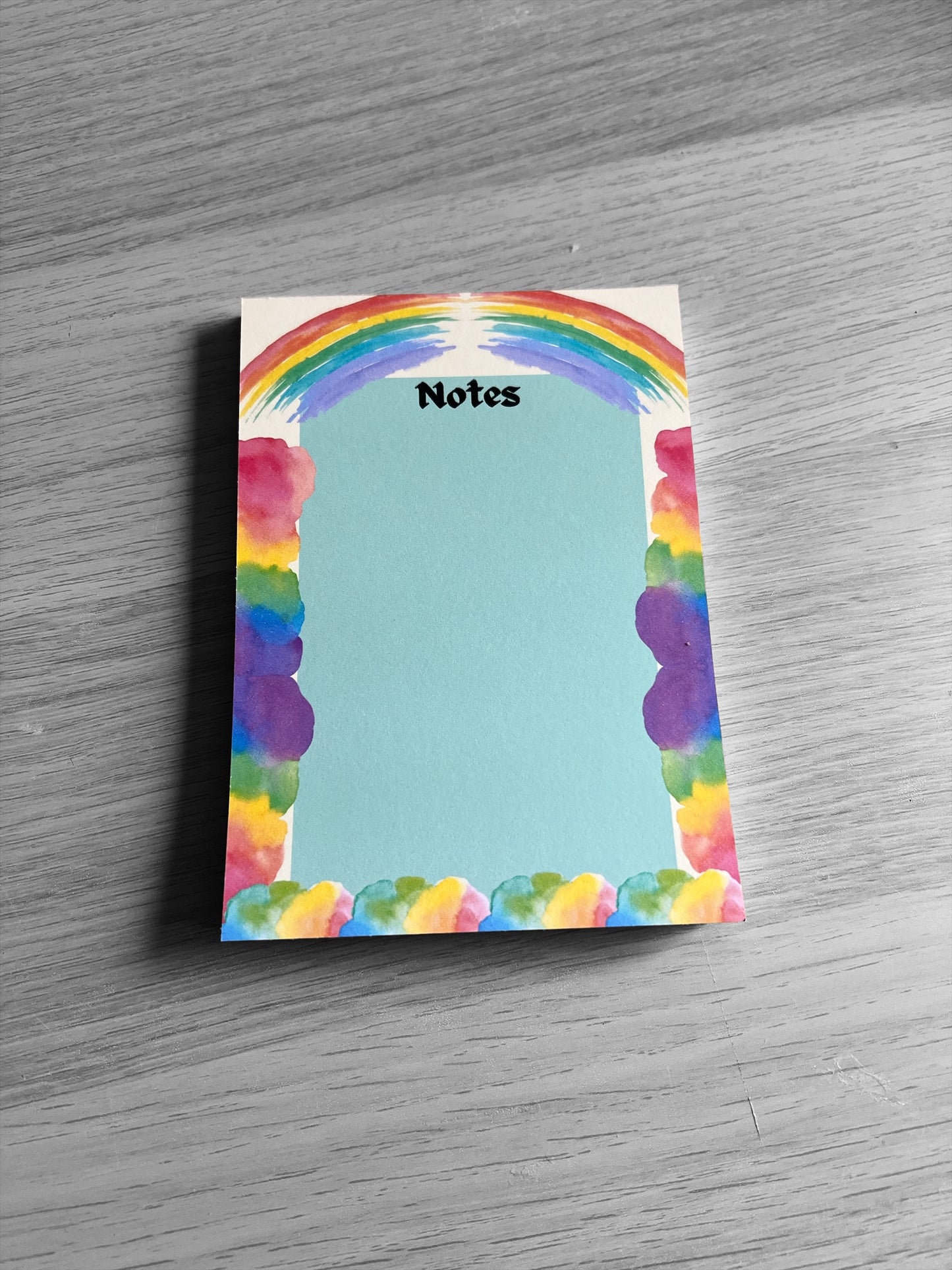 A6 - Rainbow Themed Notepad