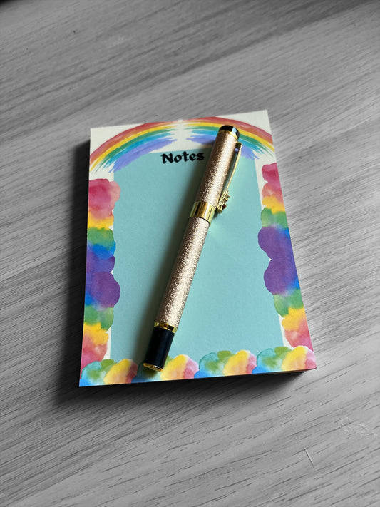 A6 - Rainbow Themed Notepad