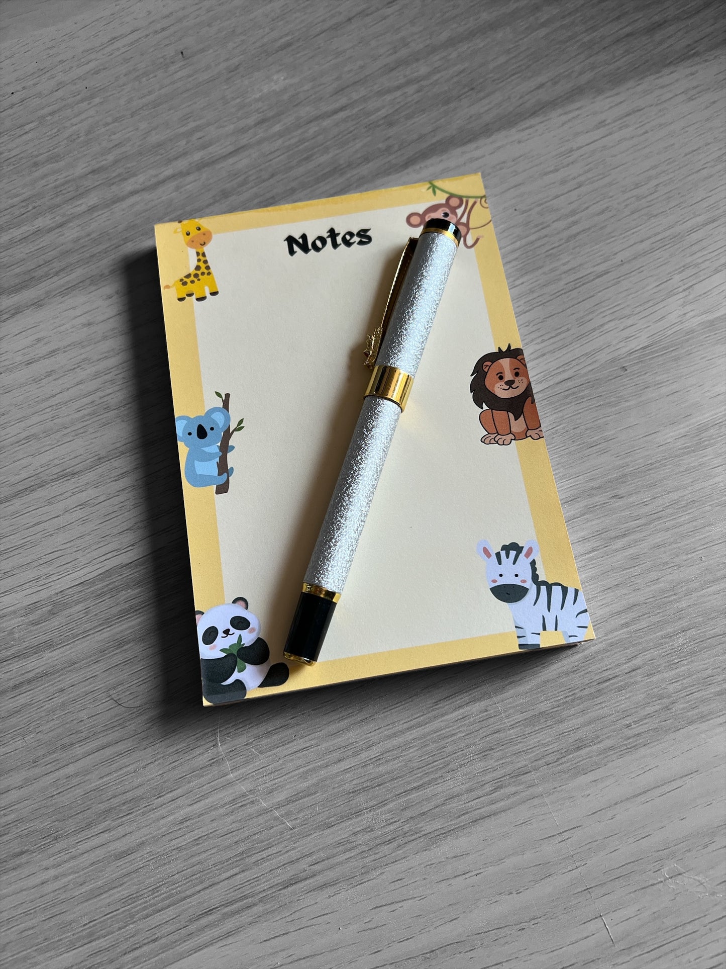 A6 - Kids (Zoo themed) Notepad