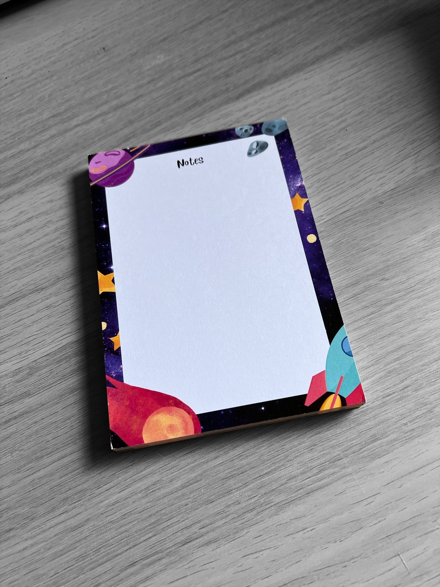 A6 - Kids (Space themed) Notepad